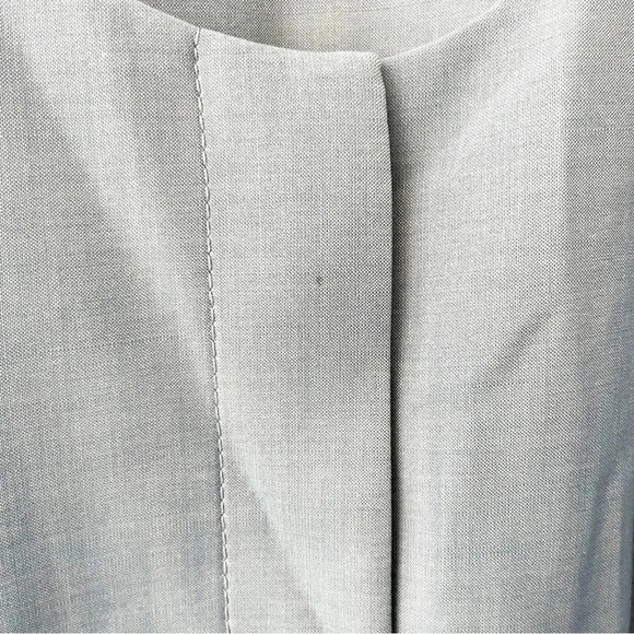 Hugo Boss 100% Virgin Wool Blue Jomana Minidessin Blazer Size 12 - Picture 4 of 6